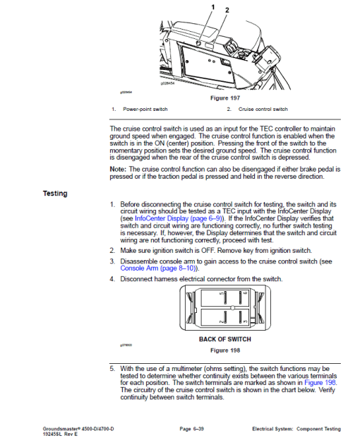 Toro Groundsmaster 4500-D, 4700-D (Models 30885, 30887, 30893, 30893TE, 30899, 30899TE) Service Repair Manual - Image 4