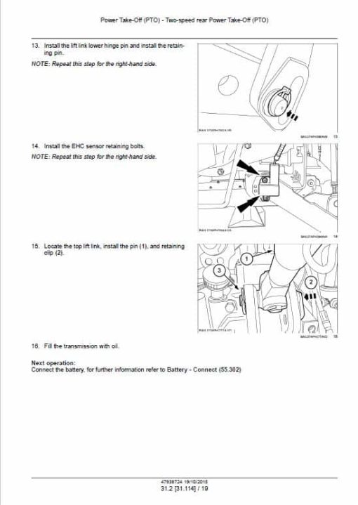 Case 115, 125, 135, 145 Maxxum CVT Tractor Service Manual - Image 4