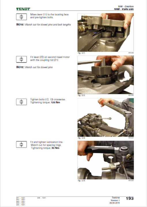 Fendt 924, 927, 930, 933, 936, 939 Vario SCR (stage 3b) Tractors Workshop Repair Manual - Image 4