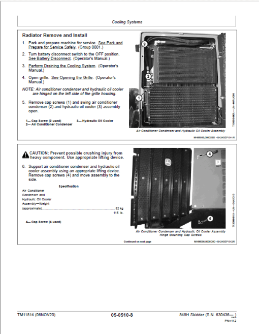 John Deere 848H Skidder Repair Technical Manual (S.N after 630436 - ) - Image 4