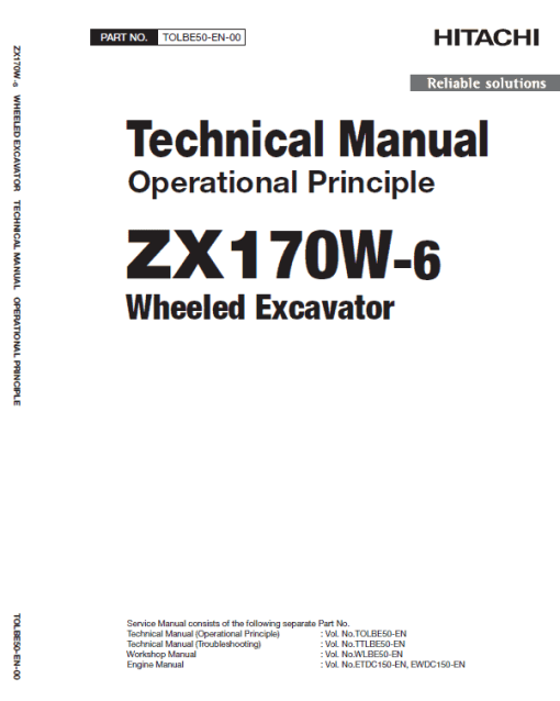 Hitachi ZX170W-6 Wheeled Excavator Service Repair Manual - Image 3