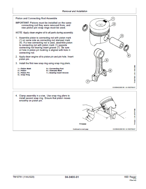 John Deere 60D Excavator Repair Technical Manual - Image 4