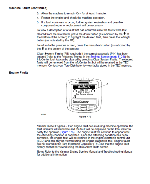 Toro Groundsmaster 360 (4-Wheel Drive Models Yanmar Engines) Service Repair Manual - Image 4