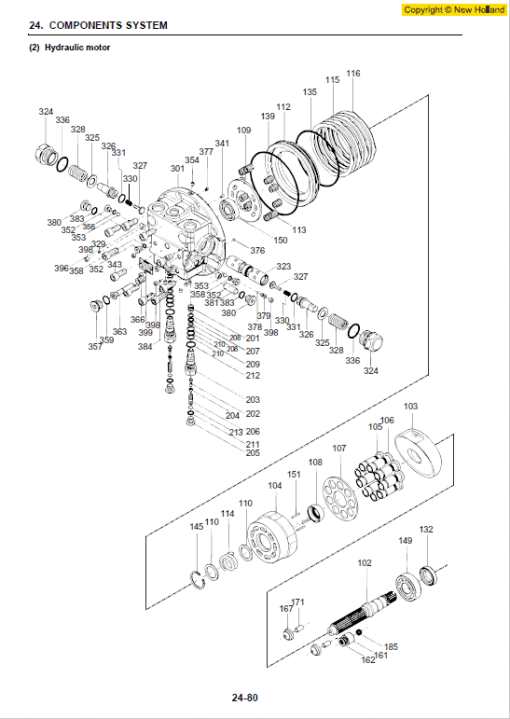 New Holland E140CSR Excavator Service Manual - Image 4