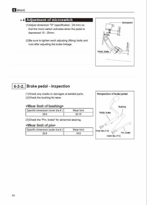 Mitsubishi FB13TCA, FB15TCA, FB18TCA, FB20TCA Forklift Service Manual - Image 4