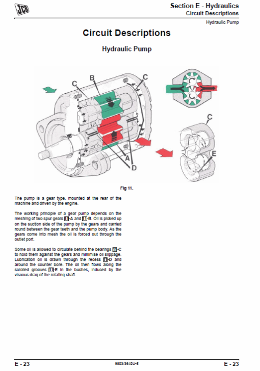 JCB 506C, 506CHL, 508C Loadall Telescopic Handlers Service Manual - Image 5