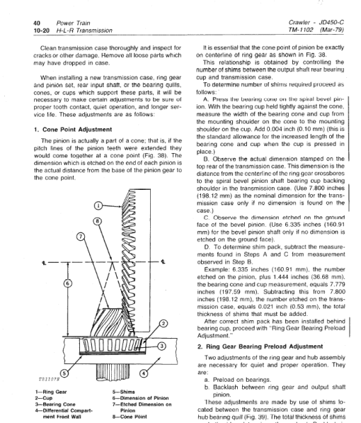 John Deere 450C Crawler Repair Technical Manual (TM1102) - Image 2