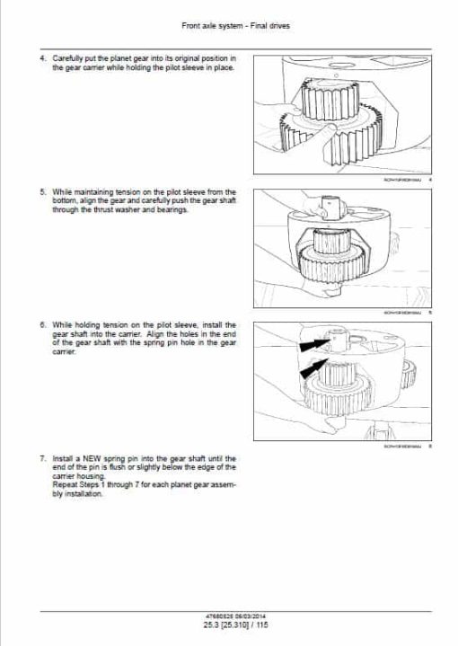 Case 370, 420, 470, 500, 540, 580, 620 Steiger Tractor Service Manual - Image 4