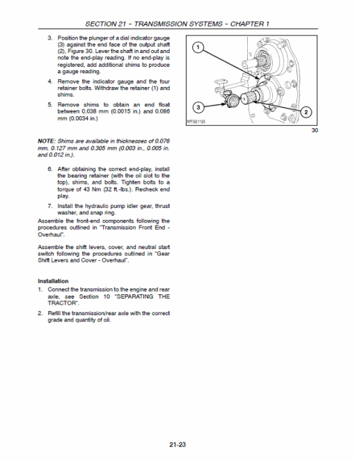 New Holland TB100, TB110, TB120 Tractor Service Manual - Image 4