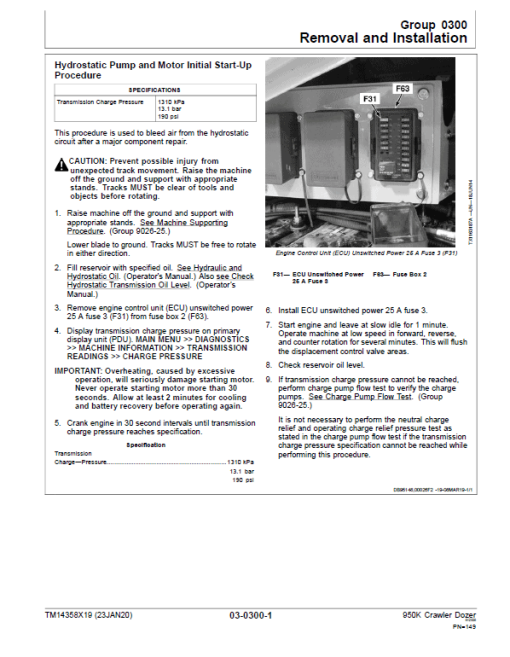 John Deere 950K Crawler Dozer Repair Technical Manual (S.N after F334109 - ) - Image 4