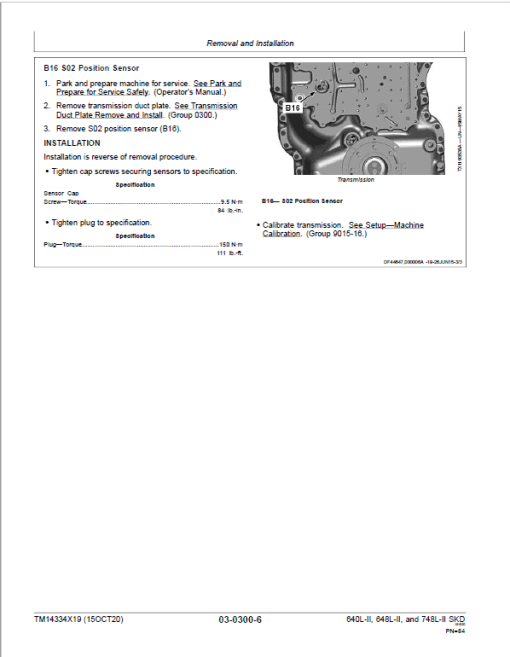 John Deere 640L-II, 648L-II, 748L-II Skidder Repair Manual (S.N F690814 - ) - Image 4