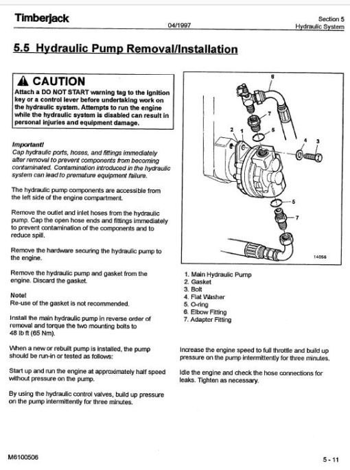 Timberjack 610 Forwarder Service Repair Manual - Image 4