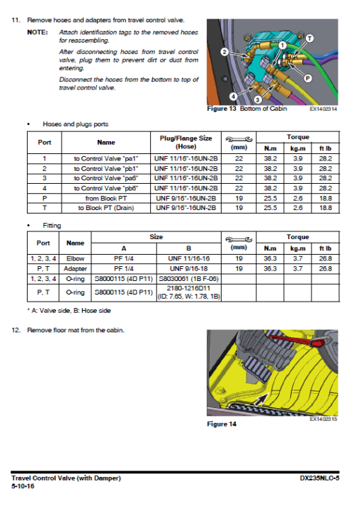 Doosan DX235NLC-5 Excavator Service Manual - Image 4