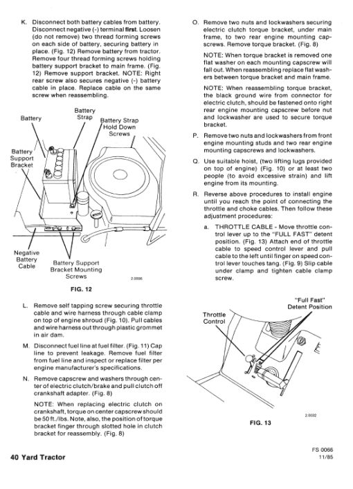 Ford YT12.5, YT14, YT16 and YT16H Yard Tractor Service Manual - Image 4