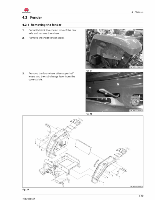 Massey Ferguson 4607M, 4609M, 4610M, 4610M HC Tractor Service Manual - Image 4