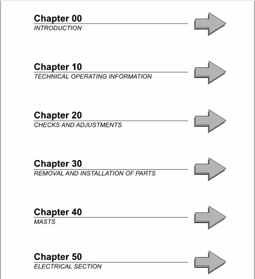 OM Pimespo E20ac, E20Lac, E25ac, E30ac Series 4022 and 4023 Workshop Manual - Image 4