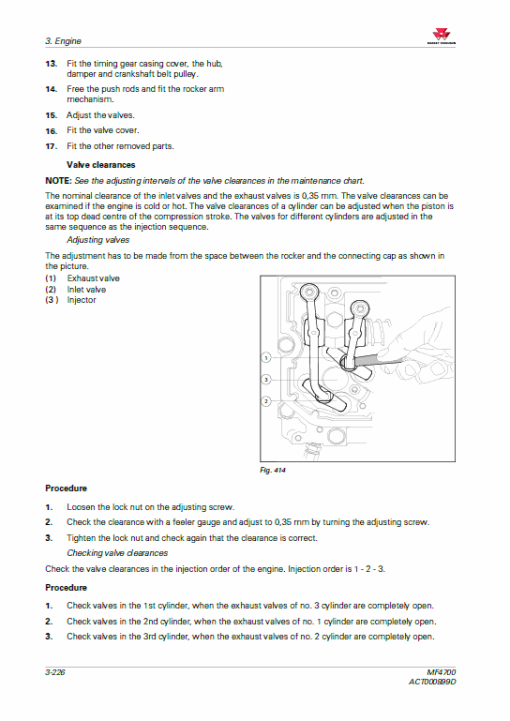 Massey Ferguson 4707, 4708, 4709, 4710 Tractor Service Manual - Image 4