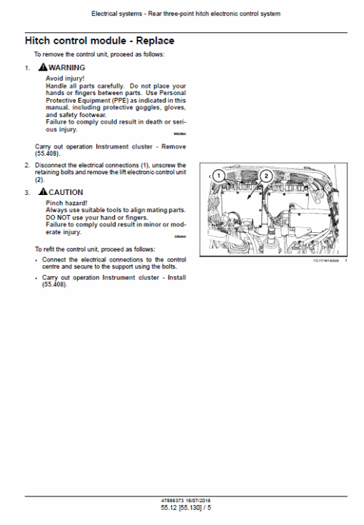 New Holland T4.65N, T4.75N, T4.85N, T4.95N, T4.105N Tractor Service Manual - Image 4