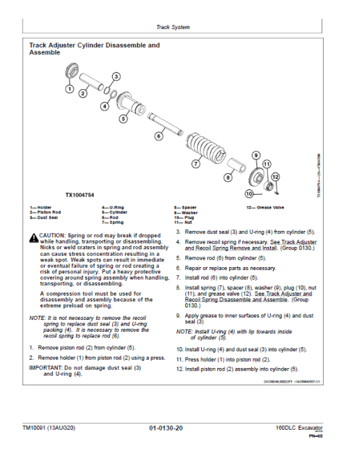 John Deere 160DLC Excavator Repair Technical Manual - Image 4