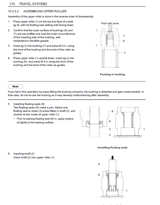 Kobelco SK270SRLC-5 Hydraulic Excavator Repair Service Manual - Image 4