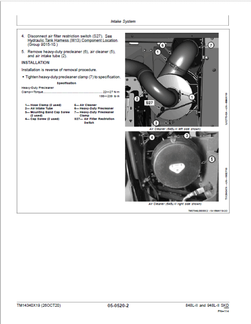 John Deere 848L-II, 948L-II Skidder Repair Technical Manual (S.N C690814 & D690814 - ) - Image 4