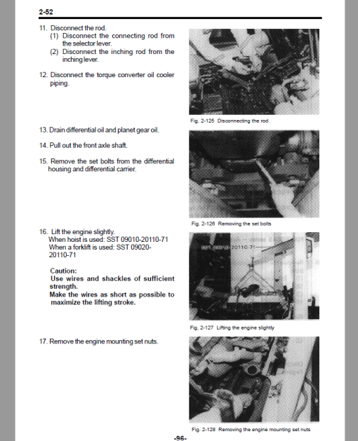 Toyota FDC33, FDC35, FDC40, FDC45 Forklift Repair Service Manual - Image 3