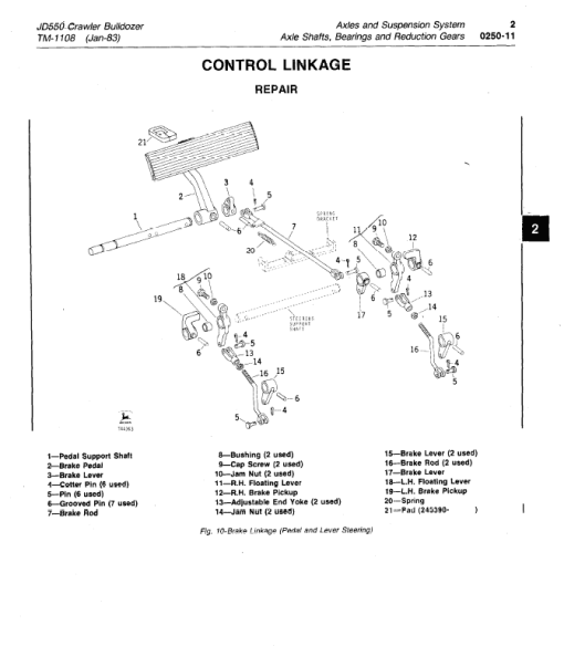 John Deere 550 Crawler Bulldozer Repair Technical Manual (TM1108) - Image 5