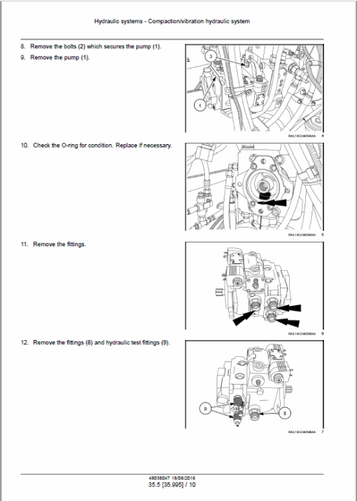 Case DV209B Double Drum Compactor Service Manual - Image 4