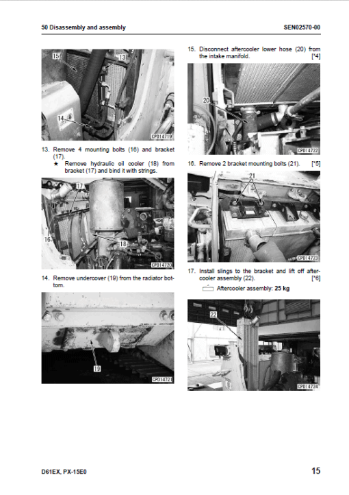 Komatsu D61EX-15E0, D61PX-15E0 Dozer Service Manual - Image 4