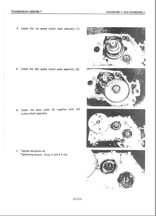 Kawasaki 90ZIII Wheel Loader Service Manual - Image 4