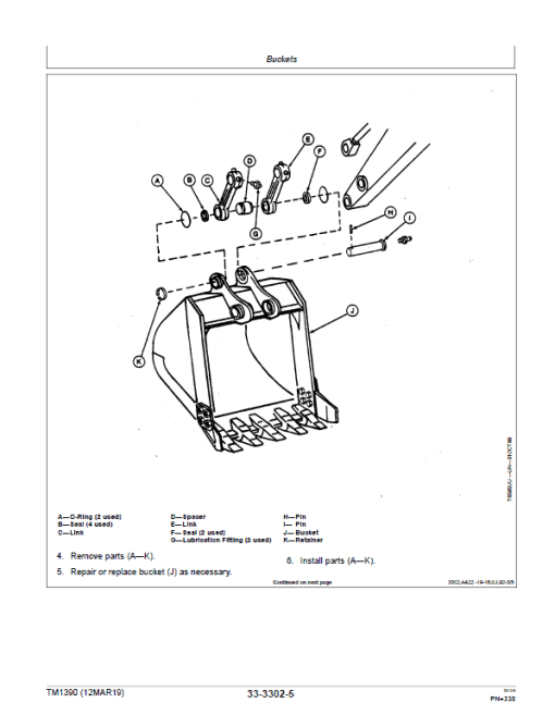 John Deere 490D, 590D Excavators Repair Technical Manual - Image 4