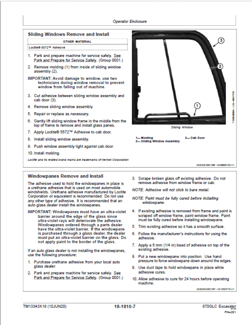 John Deere 870GLC Excavator Repair Technical Manual (S.N after F890001 - ) - Image 4