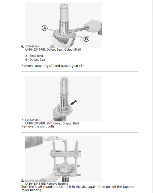 John Deere 6830, 6930 Tractors (EU) Service Repair Manual - Image 4