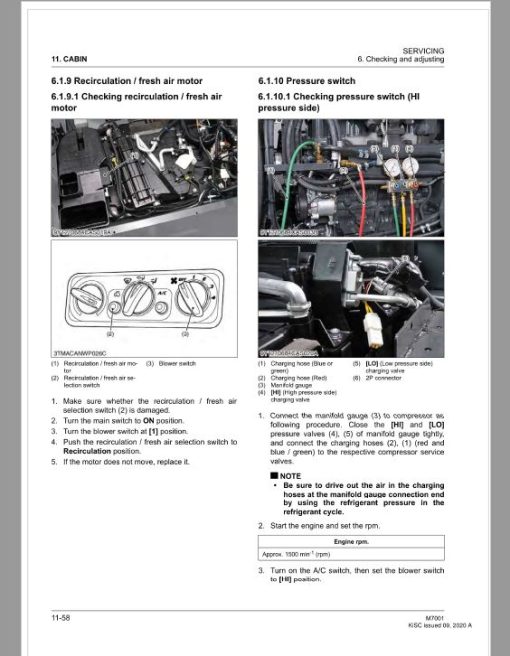 Kubota M7001 Tractor Workshop Service Repair Manual - Image 4