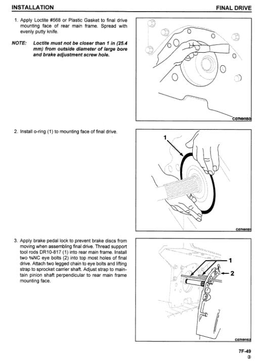 Komatsu Dresser TD7H, TD8H, TD9H Dozer Service Manual - Image 4