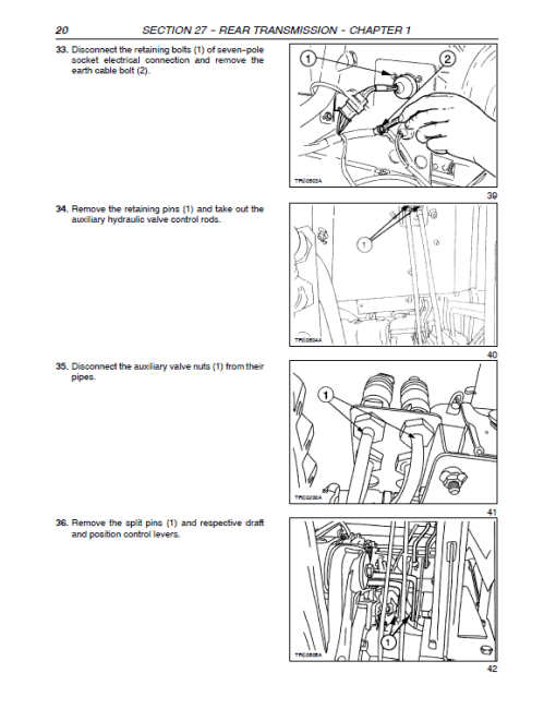 New Holland TD75D, TD95D, TD95D HC Tractor Service Manual - Image 4