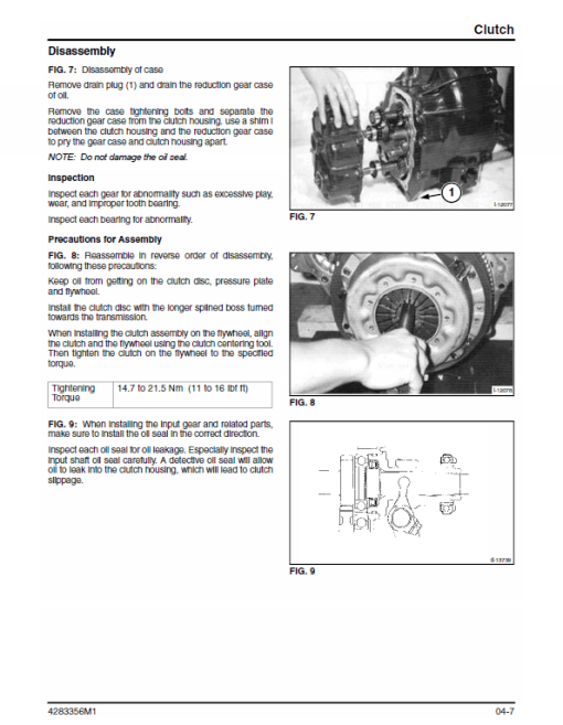 Massey Ferguson FC33 Front Mower Service Manual - Image 4