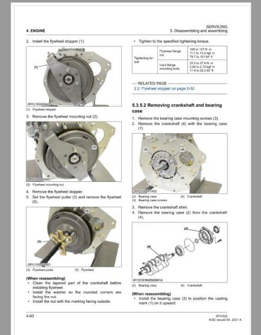 Kubota RTV520 Utility Vehicle Workshop Service Repair Manual - Image 4