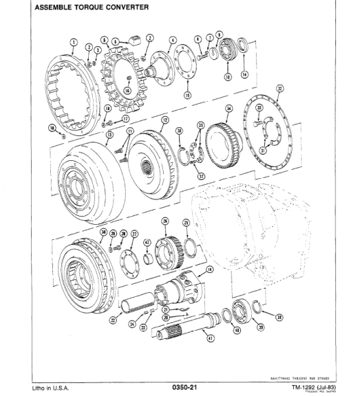 John Deere 550A, 555A Crawler Bulldozer Loader Technical Manual - Image 6