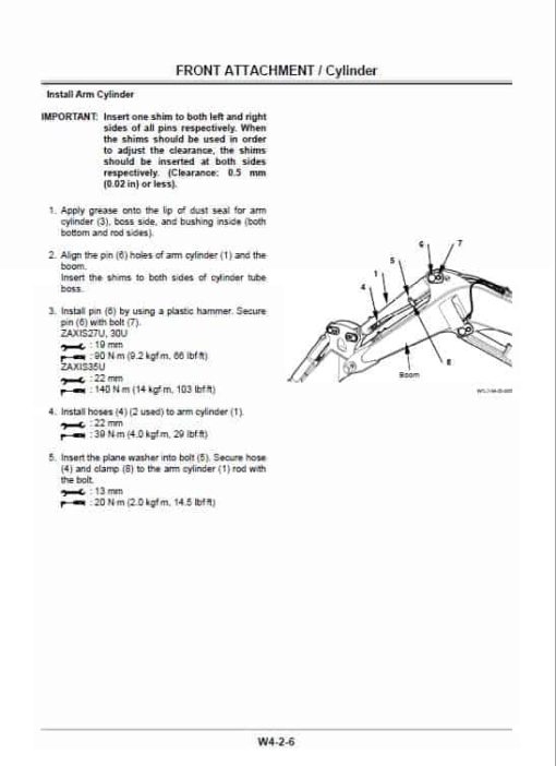 Hitachi Zaxis 27U, 30U, 35U Excavator Service Repair Manual - Image 4