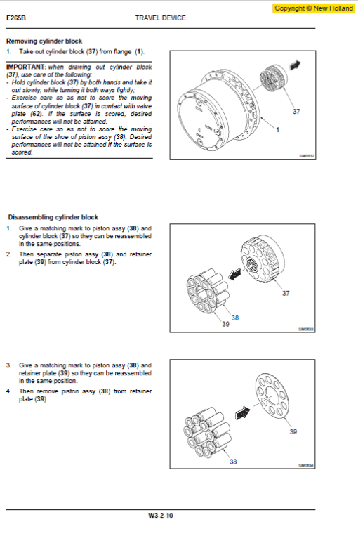 New Holland E265B and E305B Excavator Service Manual - Image 4