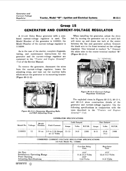 John Deere 60, 620, 630 (60 Series) Tractors Technical Manual - Image 2