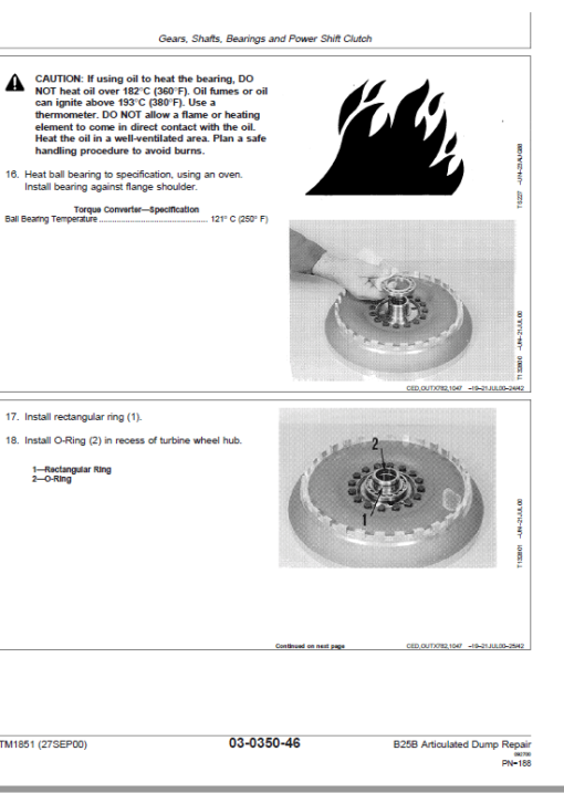 John Deere B25B Articulated Dump Truck Repair Technical Manual - Image 4