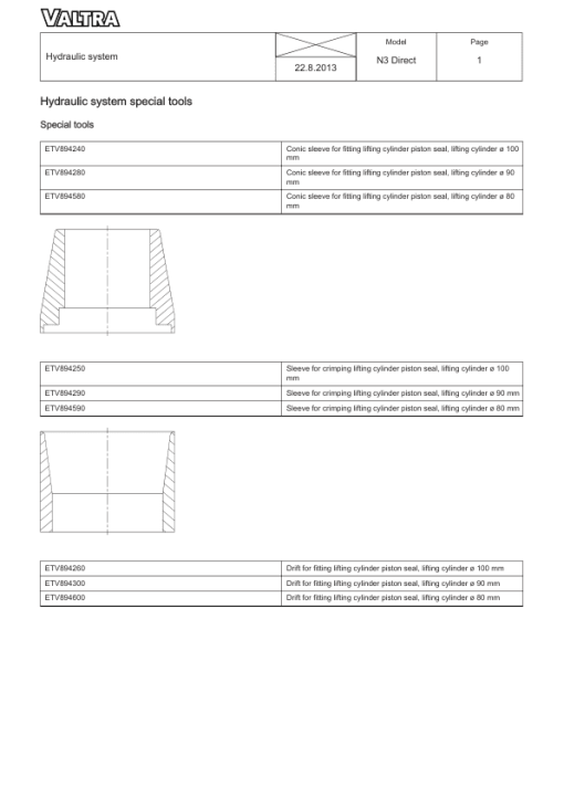 Valtra N123D, N143D, N163D Tractors Service Repair Manual - Image 5