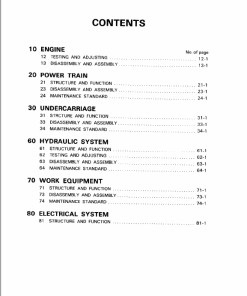 Repair Manual, Service Manual, Workshop Manual