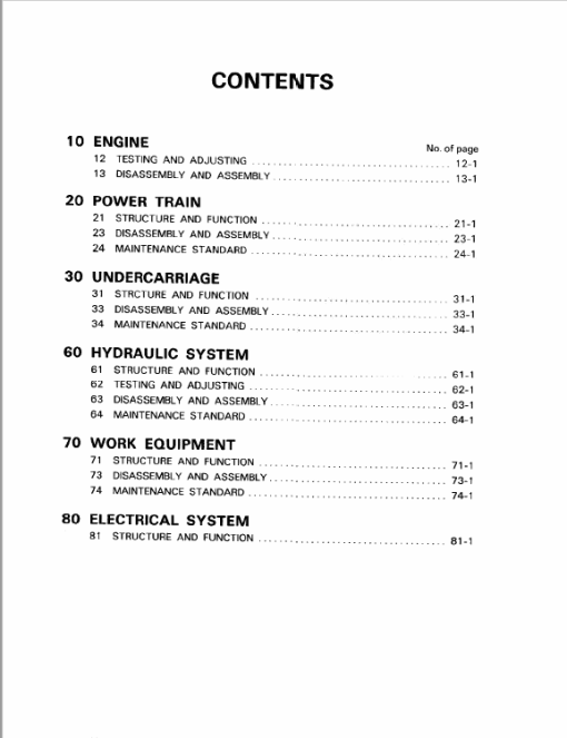 Bobcat 116 Excavator Service Manual - Image 6