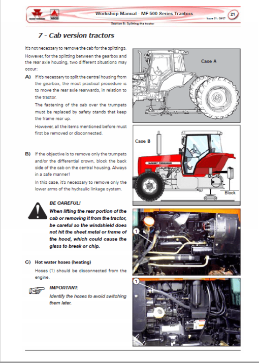 Massey Ferguson 573, 583, 593, 596 Tractor Service Manual - Image 4