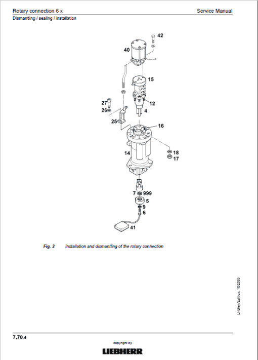 Liebherr A934C, A944C-HD, A954C-HD, R934C, R934C Litronic Service Manual - Image 4