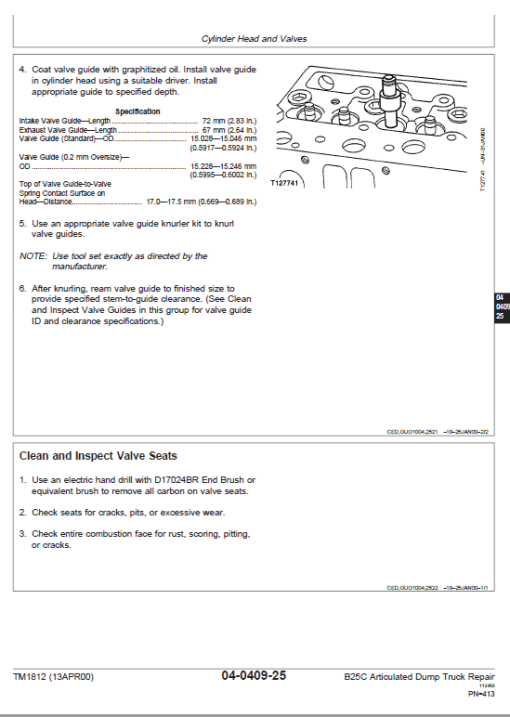 John Deere B25C Articulated Dump Truck Repair Technical Manual - Image 4