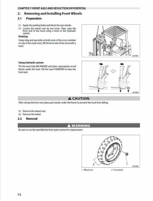 CAT C4000, C5000, C5500, C6000, C6500 Lift Truck Service Manual - Image 4